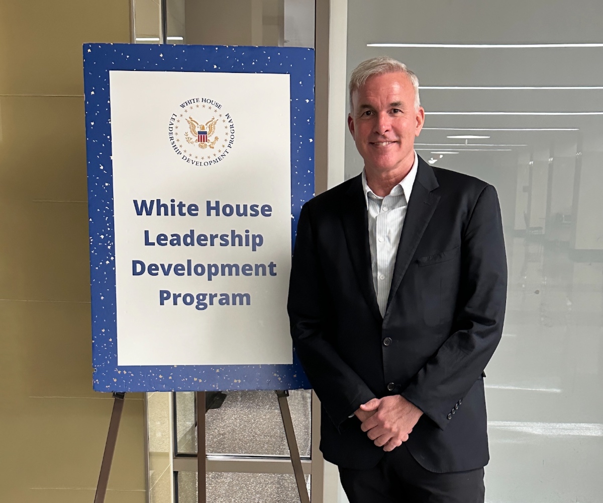 Rich Tafel speaking at the White House